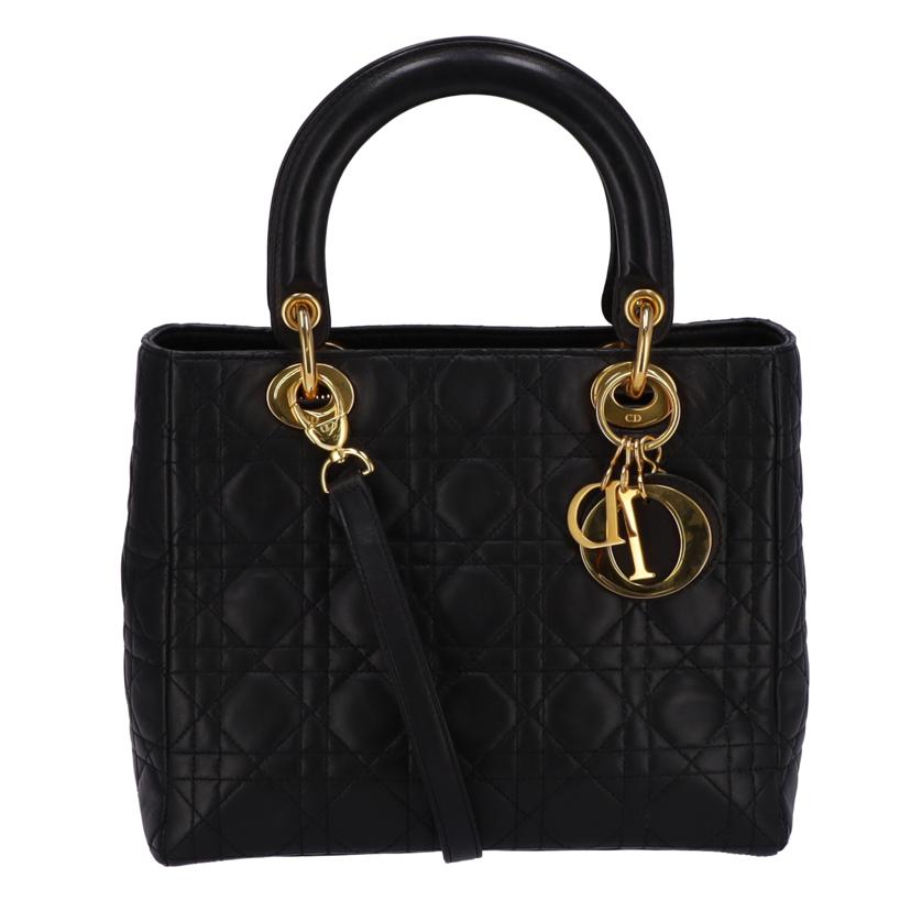 Dior ディオール/レディーディオール/カナージュ2WAYレザートート//ABランク/75