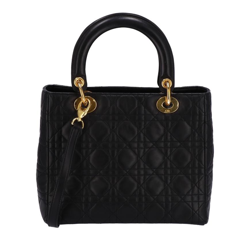 Dior ディオール/レディーディオール/カナージュ2WAYレザートート//ABランク/75