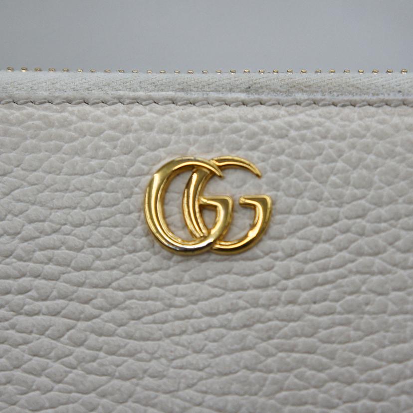 GUCCI グッチ/GGマーモントラウンドファスナー財布/456117//496***/Bランク/09
