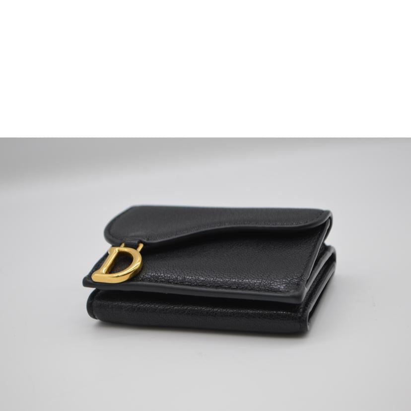 Christian Dior ディオール/サドルコンパクトカーフレザー財布/S5653CBAA//43-MA-0271/ABランク/89