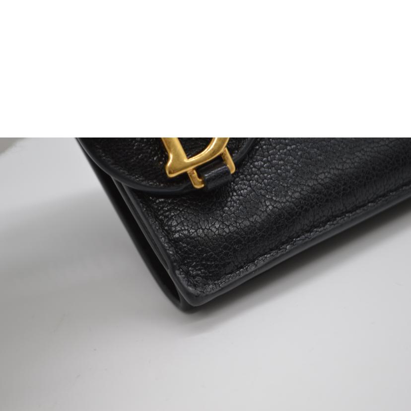 Christian Dior ディオール/サドルコンパクトカーフレザー財布/S5653CBAA//43-MA-0271/ABランク/89