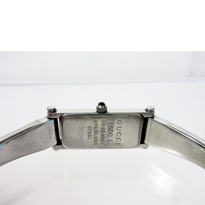 GUCCI/バングルウォッチ クォーツ/1500L//126****/Bランク/70