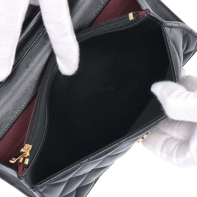 CHANEL シャネル/マトラッセラムスキンチェーンウォレット//T05*****/Aランク/75