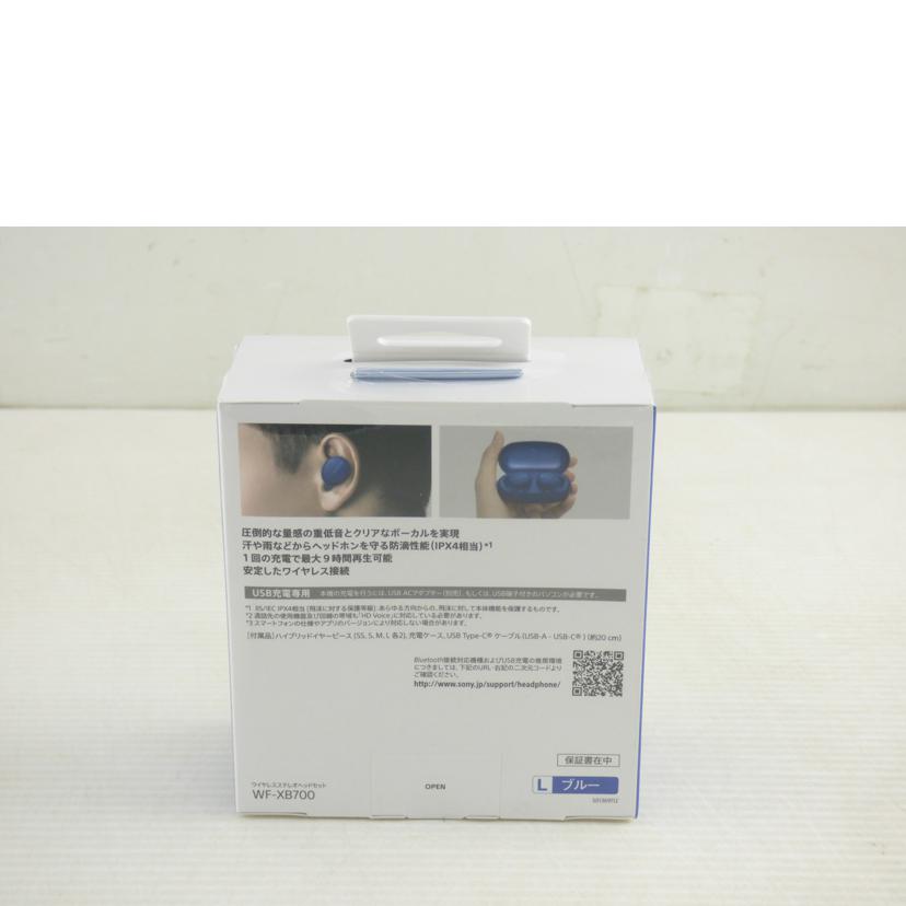 SONY ソニー/ワイヤレスイヤホン/WF-XB700/WF-XB700//SAランク/64