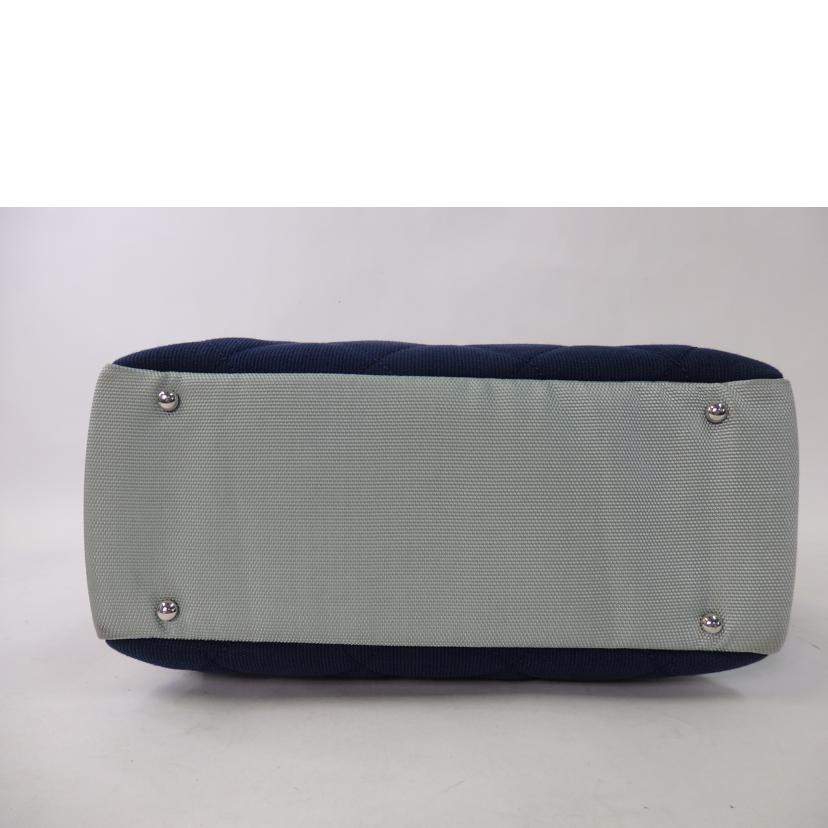 CHANEL シャネル/パリビアリッツトートMM/紺色系×水色/A34209//13511091/ABランク/84