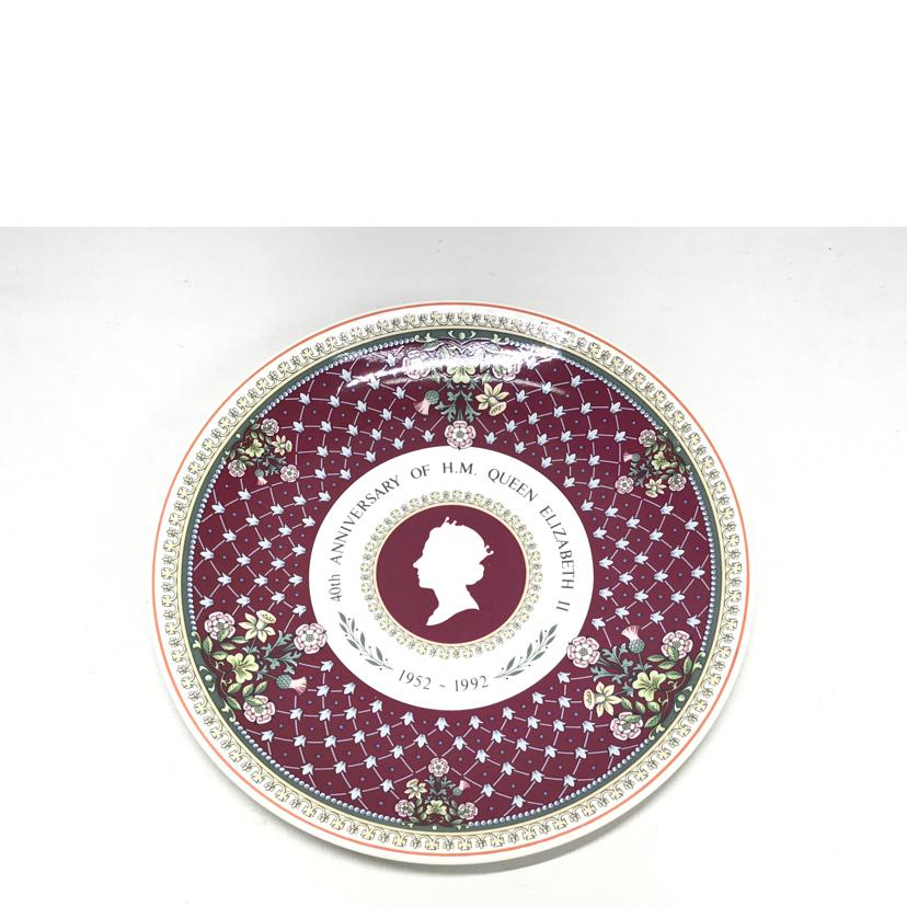 WEDGWOOD ウエッジウッド/クイーンエリザベスⅡ 40thAnniversary 1952-1992 プレート5枚セット//Bランク/51