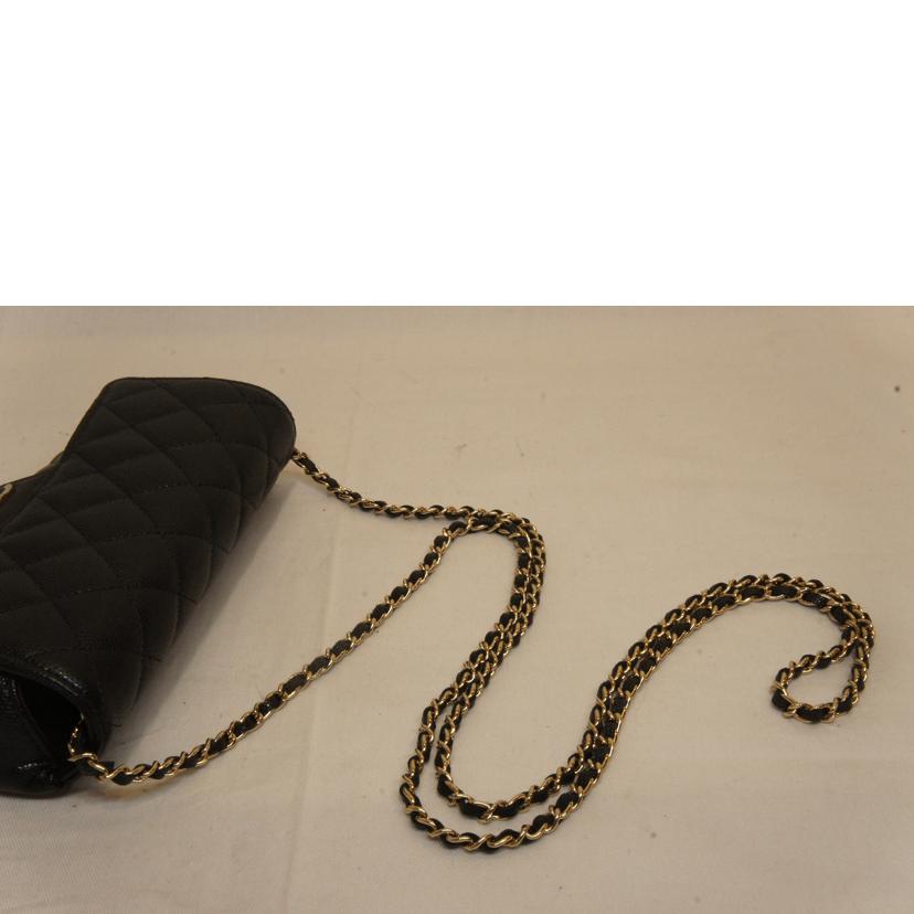 CHANEL シャネル/キャビアスキンマトラッセチェーンショルダーアイウェアケース/AP2044//30813901/SAランク/92