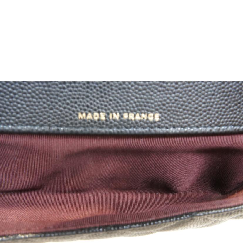 CHANEL シャネル/キャビアスキンマトラッセチェーンショルダーアイウェアケース/AP2044//30813901/SAランク/92