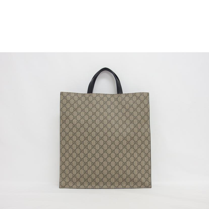 GUCCI グッチ ショルダーバッグ ベージュ ブラック/GGスプリーム/2WAYトートバッグ/456217//493***/Aランク/04
