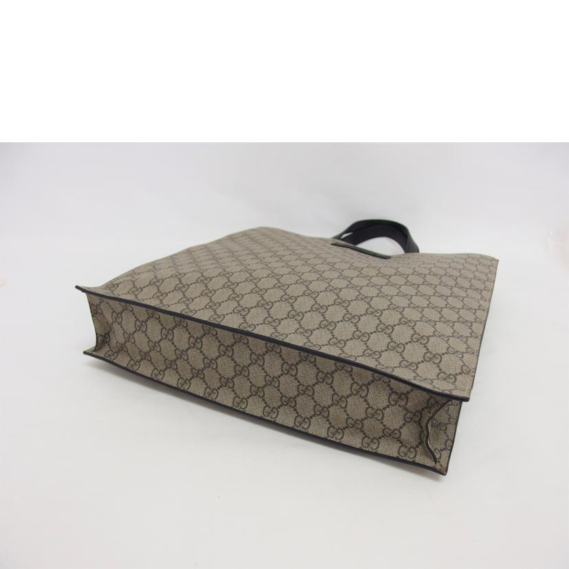 GUCCI グッチ ショルダーバッグ ベージュ ブラック/GGスプリーム/2WAYトートバッグ/456217//493***/Aランク/04