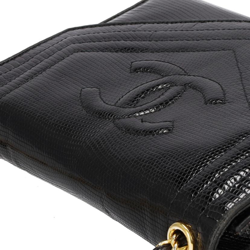 CHANEL シャネル/ココマークリザードチェーンショルダー//3622377/Bランク/75