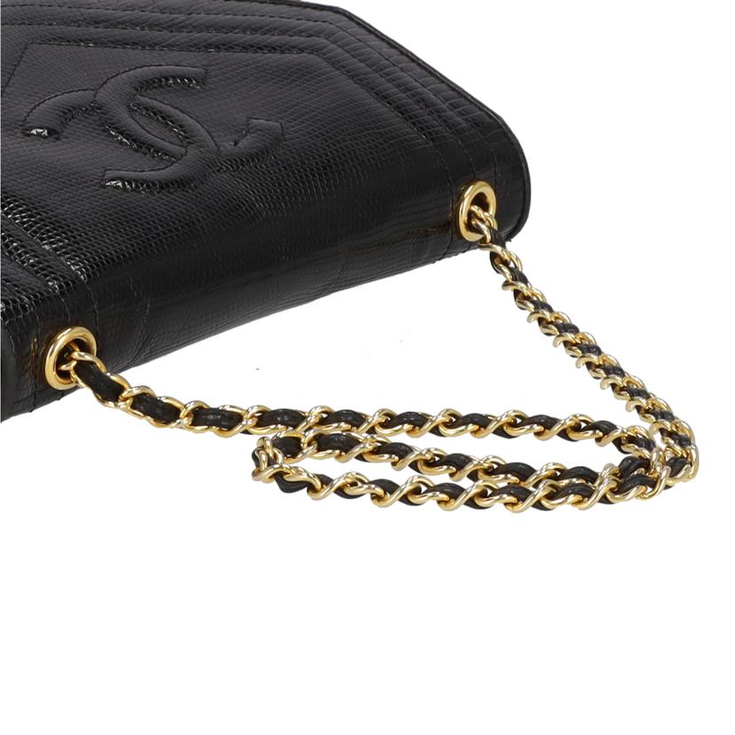 CHANEL シャネル/ココマークリザードチェーンショルダー//3622377/Bランク/75