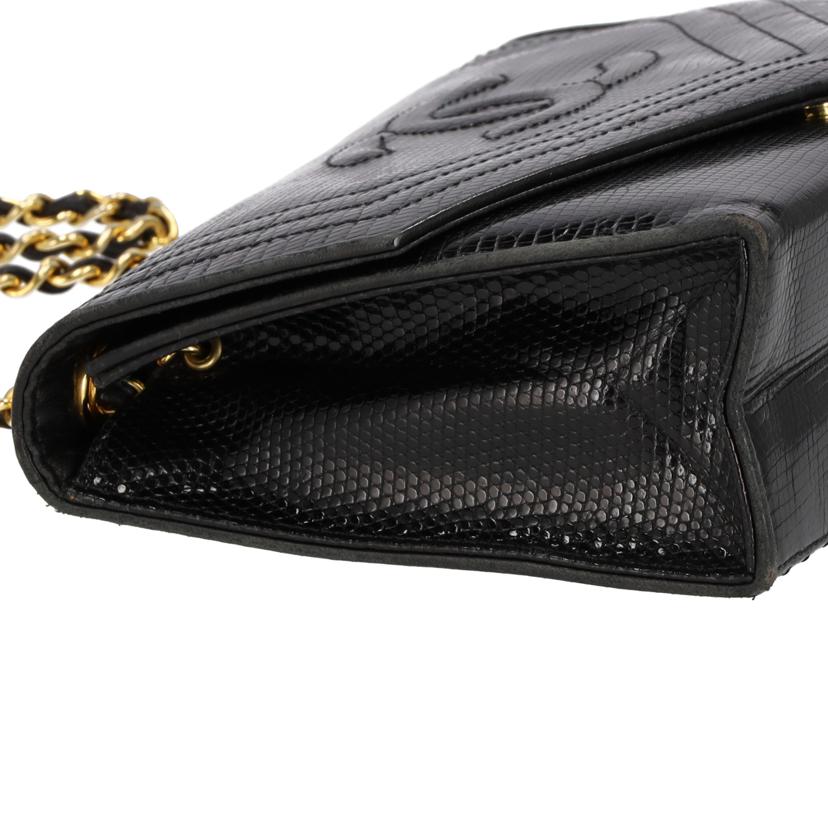 CHANEL シャネル/ココマークリザードチェーンショルダー//3622377/Bランク/75