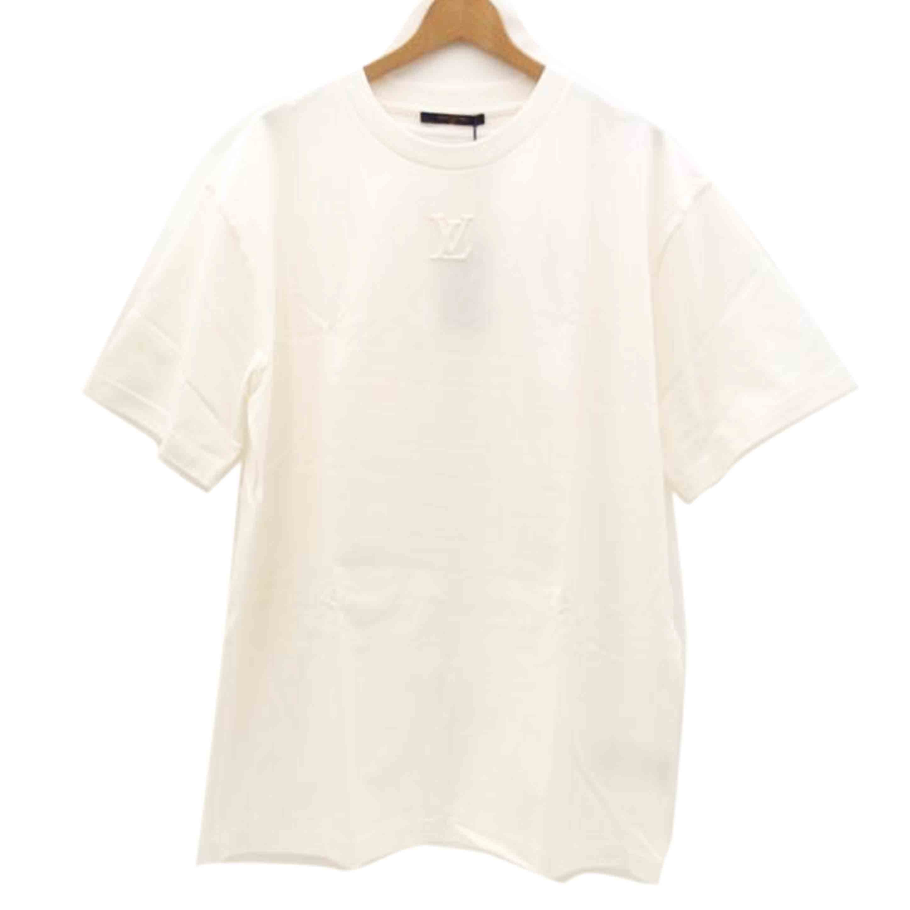 LV ルイ・ヴィトン/エンボスLVロゴ半袖Tシャツ/RM222Q DT3 HNY55W//Sランク/69