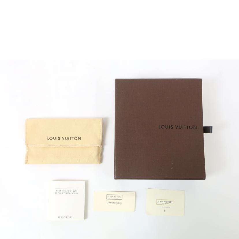 LOUIS VUITTON ルイ・ヴィトン/パンス アビエ ヌメ革 マネークリップ/M64692//CT0***/ABランク/65