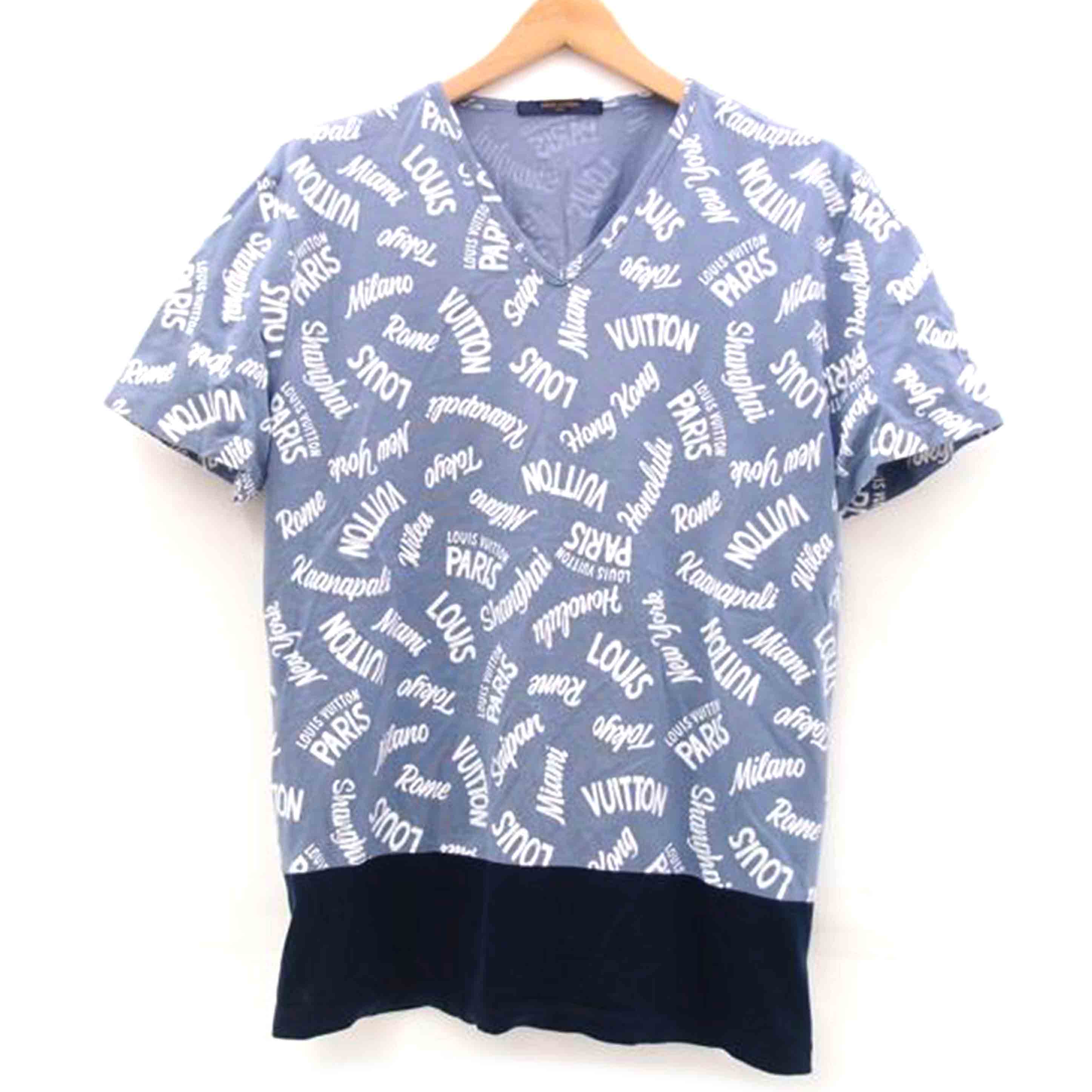 LV ルイ・ヴィトン/Vネック半袖Tシャツ/RM181M JC8 HEY06W//Aランク/69