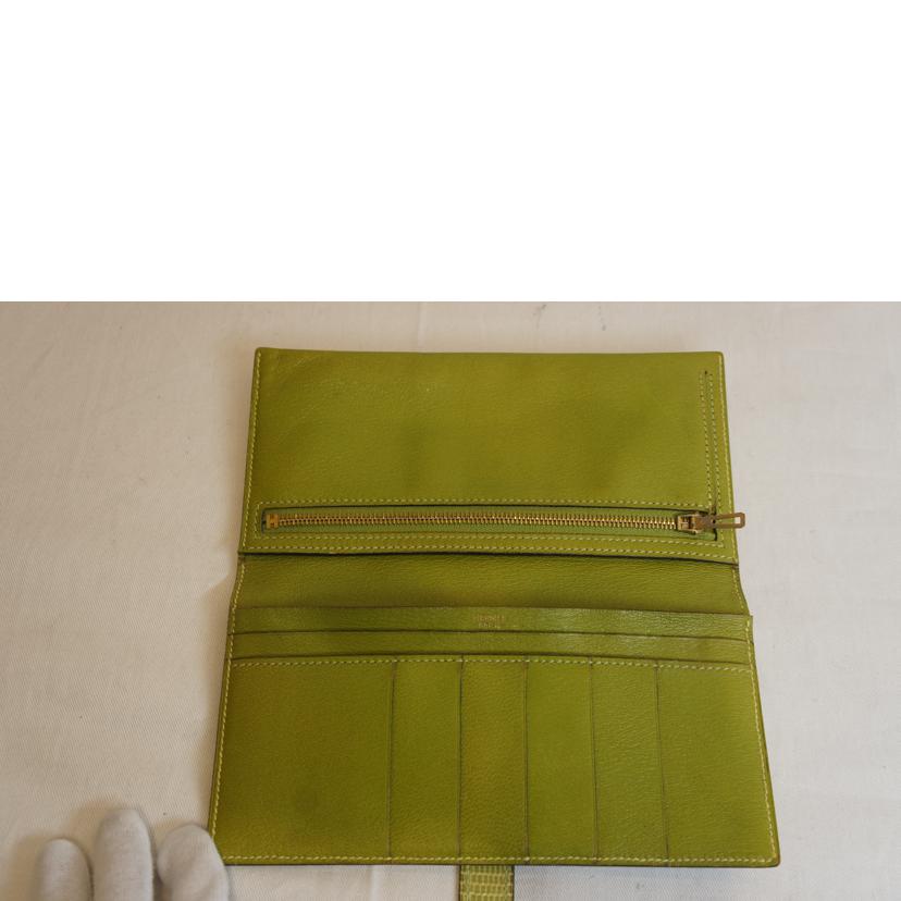 HERMES エルメス/ベアンスフレ/リザード//□F/Bランク/92