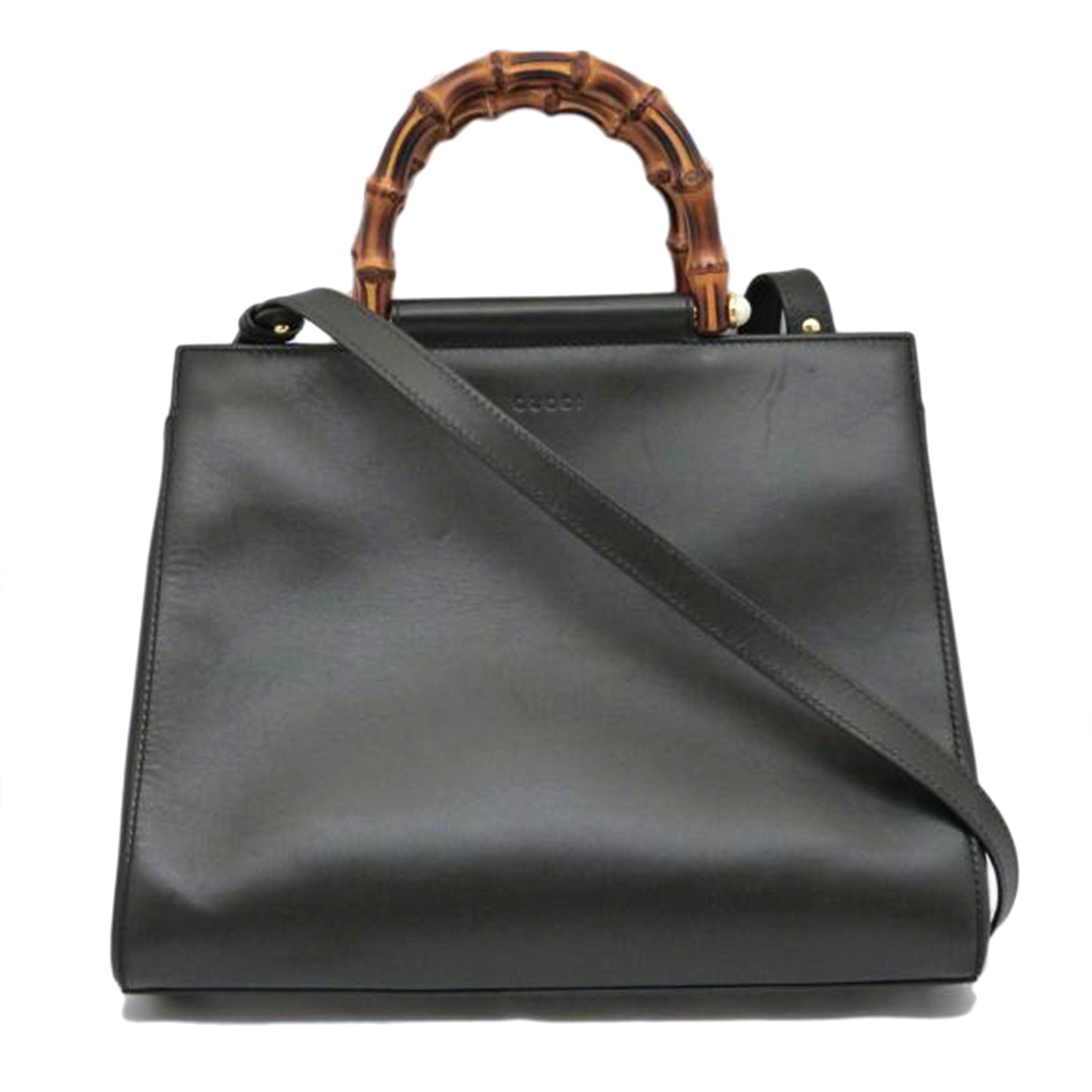 GUCCI グッチ/ニムフェアミディアムバンブートート/453766//493075/Bランク/03