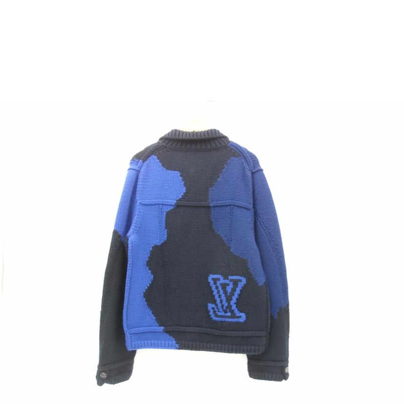 LV ルイ・ヴィトン/ヴァージルアブローLV刺繍インタルシアボタン ニットカーディガン/RM202M UTF HJN06W//Aランク/69