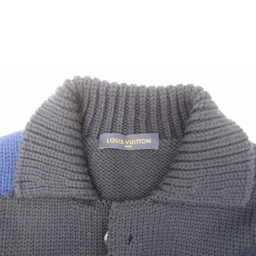 LV ルイ・ヴィトン/ヴァージルアブローLV刺繍インタルシアボタン ニットカーディガン/RM202M UTF HJN06W//Aランク/69