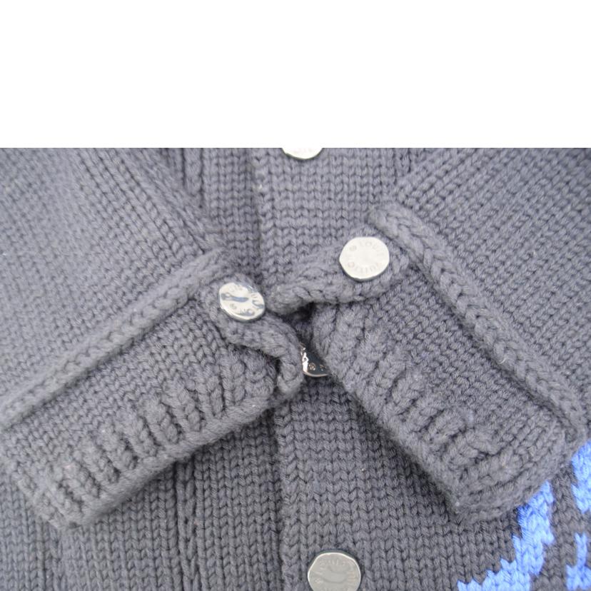 LV ルイ・ヴィトン/ヴァージルアブローLV刺繍インタルシアボタン ニットカーディガン/RM202M UTF HJN06W//Aランク/69