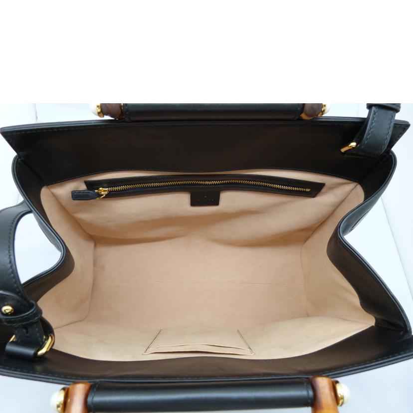 GUCCI グッチ/ニムフェアミディアムバンブートート/453766//493075/Bランク/03