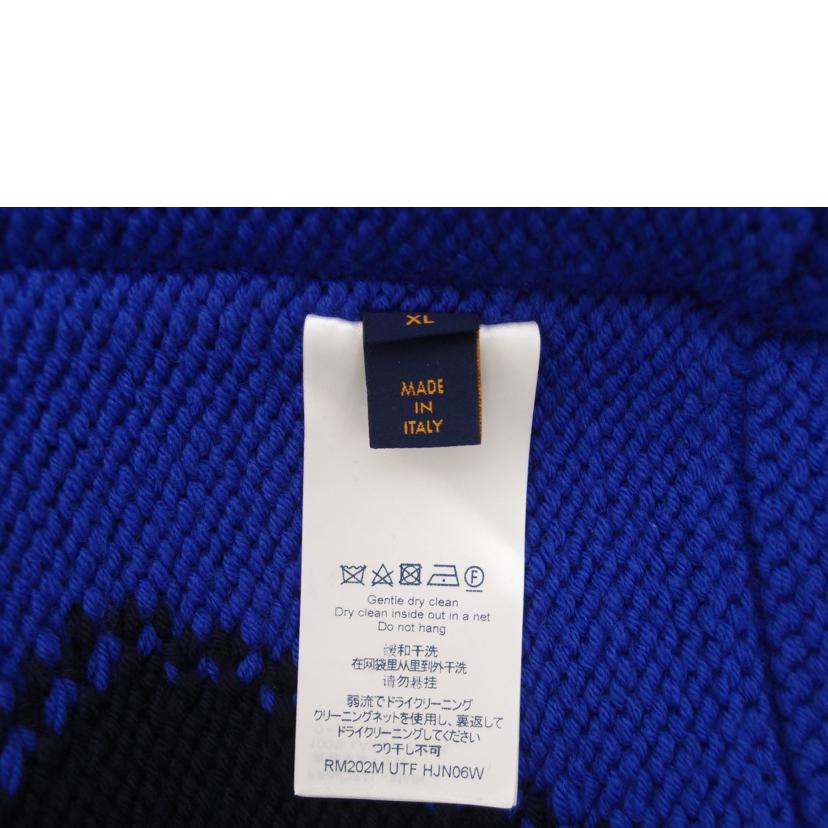 LV ルイ・ヴィトン/ヴァージルアブローLV刺繍インタルシアボタン ニットカーディガン/RM202M UTF HJN06W//Aランク/69