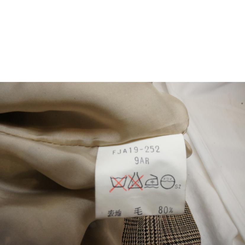 BURBERRY'S バーバリーズ/ノーカラーウールチェックジャケット//ABランク/92