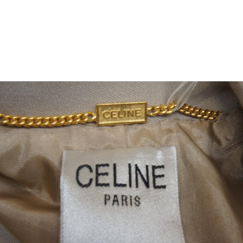 CELINE セリーヌ/ゴールドボタンセットアップJKSK//SAランク/92
