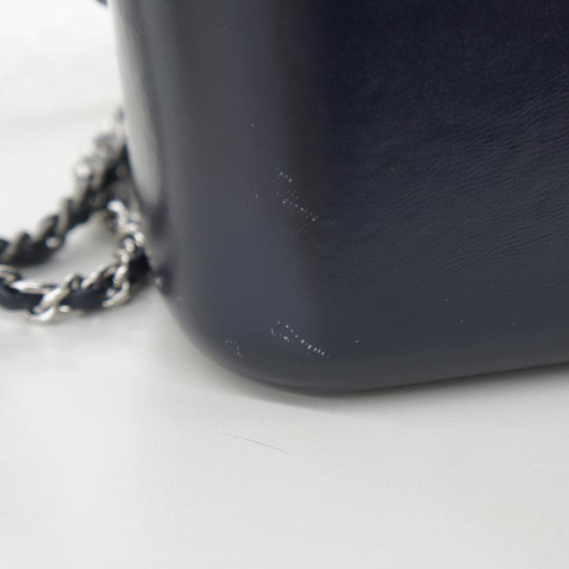 CHANEL シャネル/ガブリエル ツイード チェーンショルダー/ネイビー×ブラック//245*****/Cランク/01