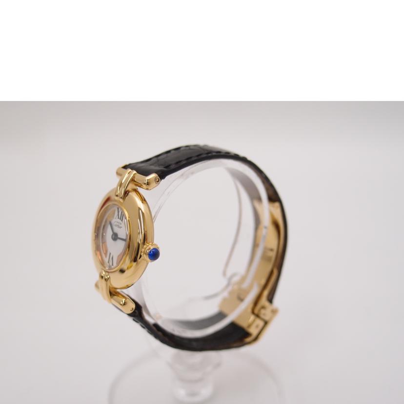Cartier カルティエ 腕時計 ホワイト文字盤 レディース/マストコリゼ・ヴェルメイユ/クオーツ/W100665401//1902CC353935/ABランク/69