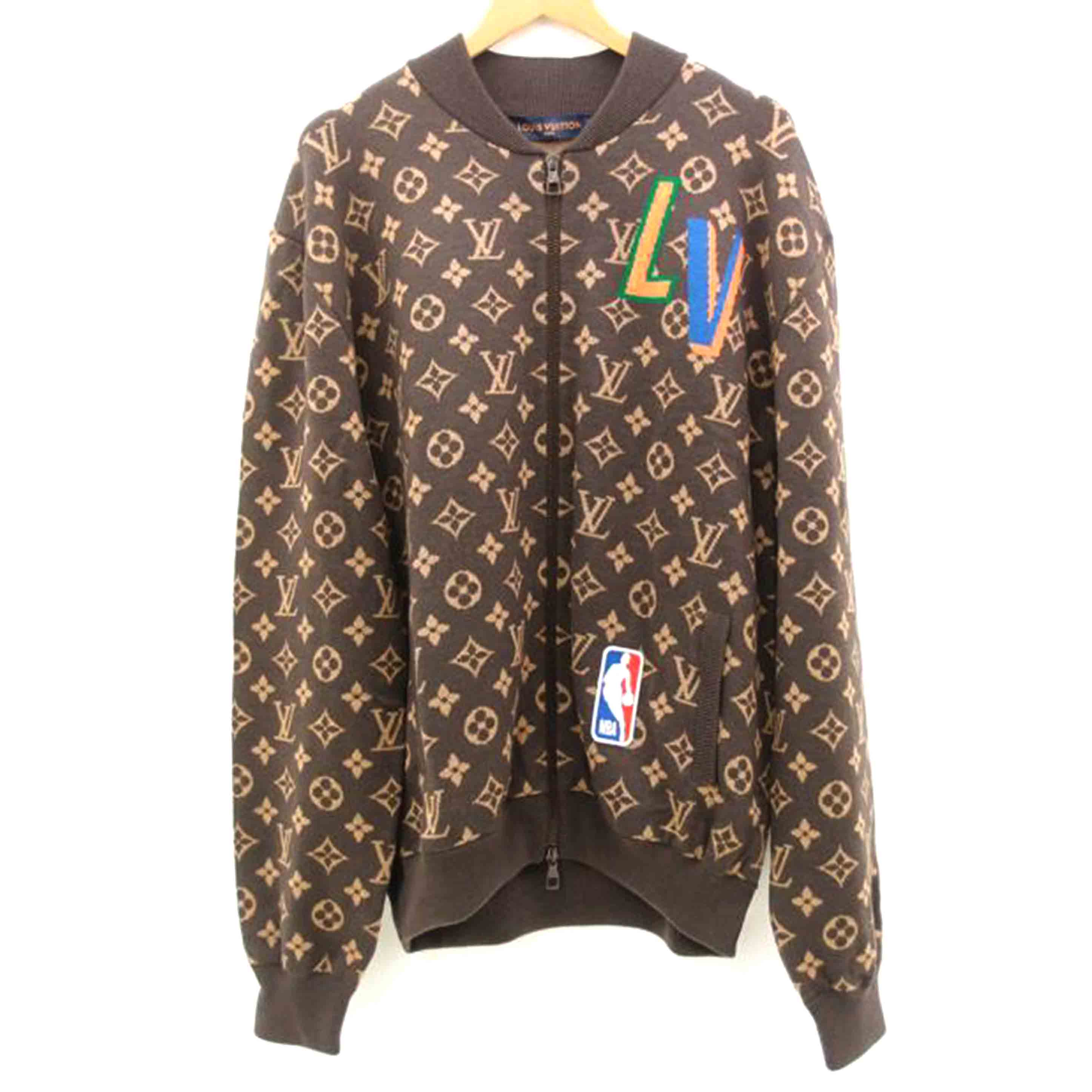 LV ルイ・ヴィトン/NBAモノグラム グラフィックジップアップニットブルゾン/RM212M ZLL HLN11W//Aランク/69