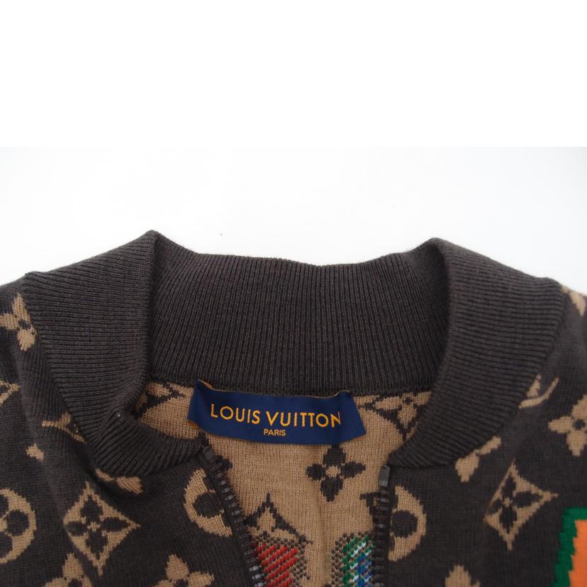 LV ルイ・ヴィトン/NBAモノグラム グラフィックジップアップニットブルゾン/RM212M ZLL HLN11W//Aランク/69