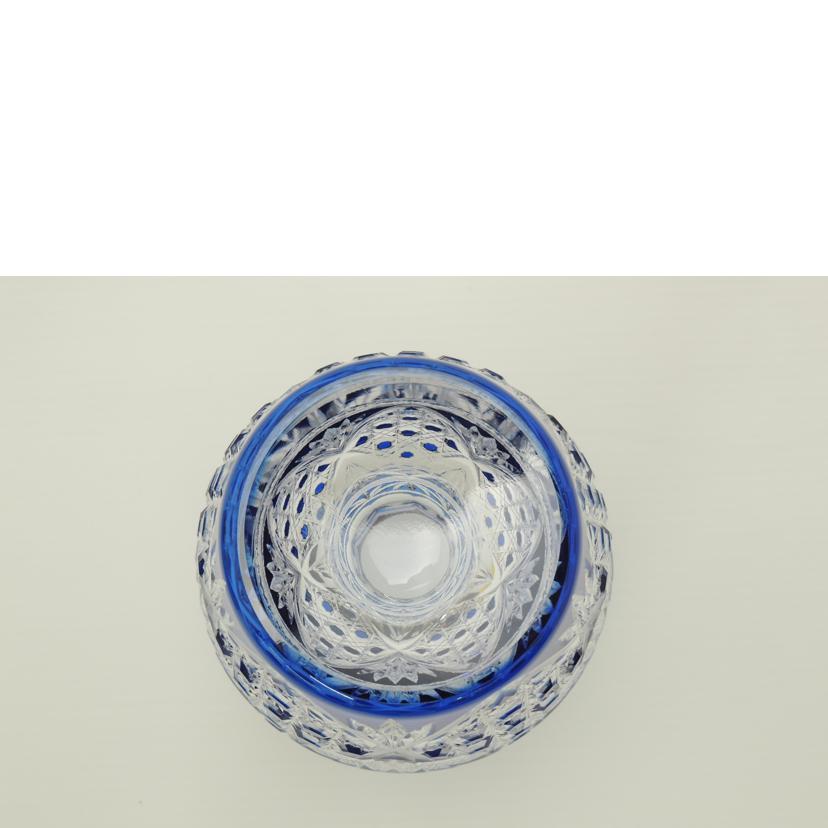 カガミクリスタル/カガミクリスタル 江戸切子 花瓶/F685-1973CCB//ABランク/69