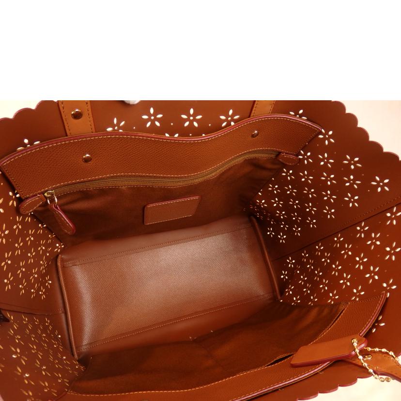 COACH コーチ/フローラルレーザーカットトート/F37650//A16**/Aランク/93