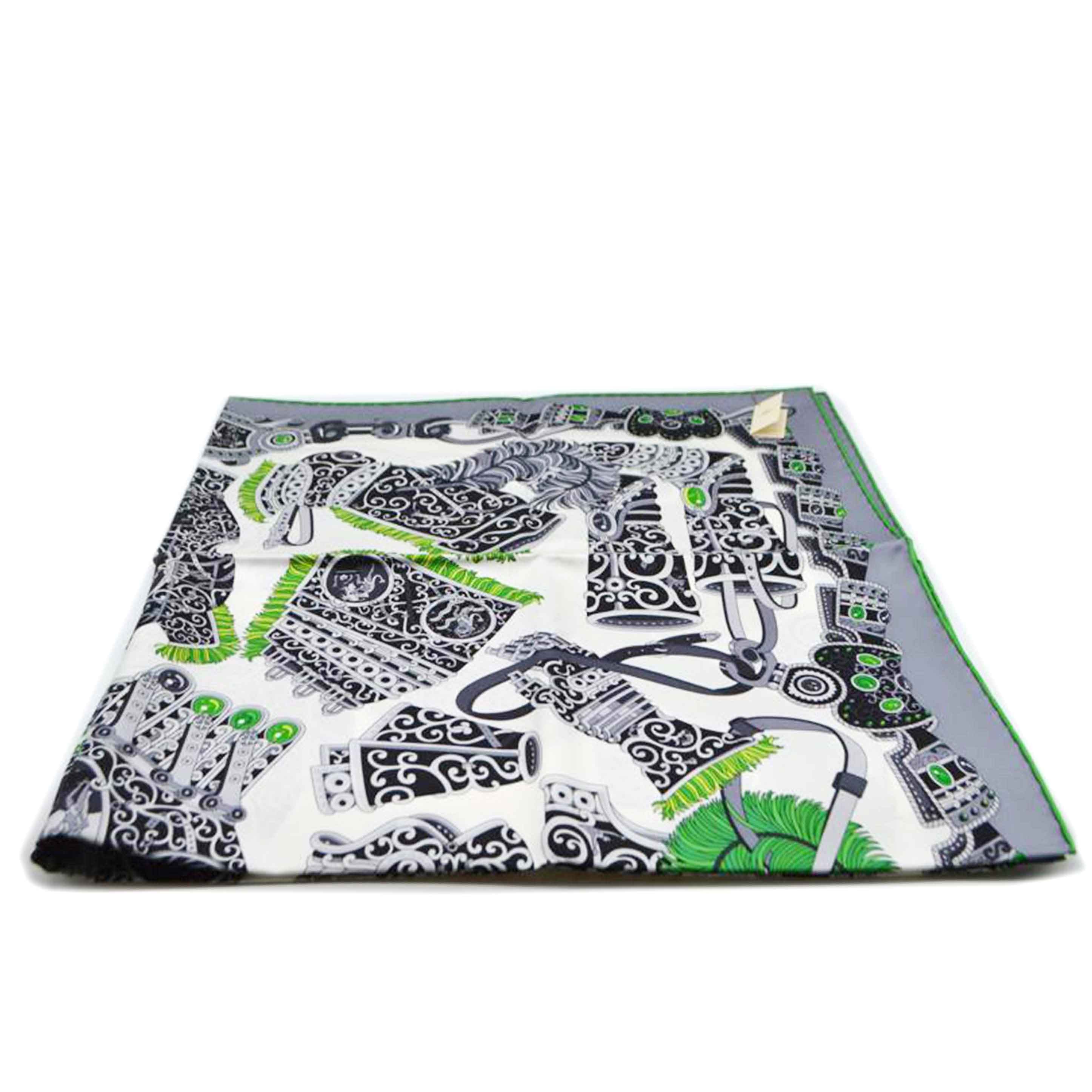 HEMRES/Sous l'Egide de Mars"enシルクスカーフ/002776S-26//Sランク/89