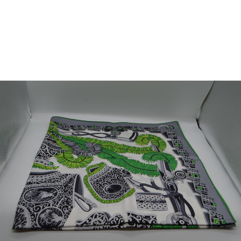 HEMRES/Sous l'Egide de Mars"enシルクスカーフ/002776S-26//Sランク/89