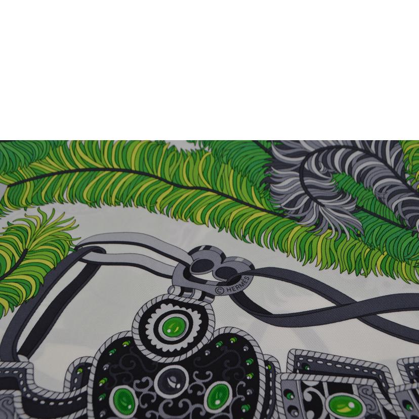 HEMRES/Sous l'Egide de Mars"enシルクスカーフ/002776S-26//Sランク/89