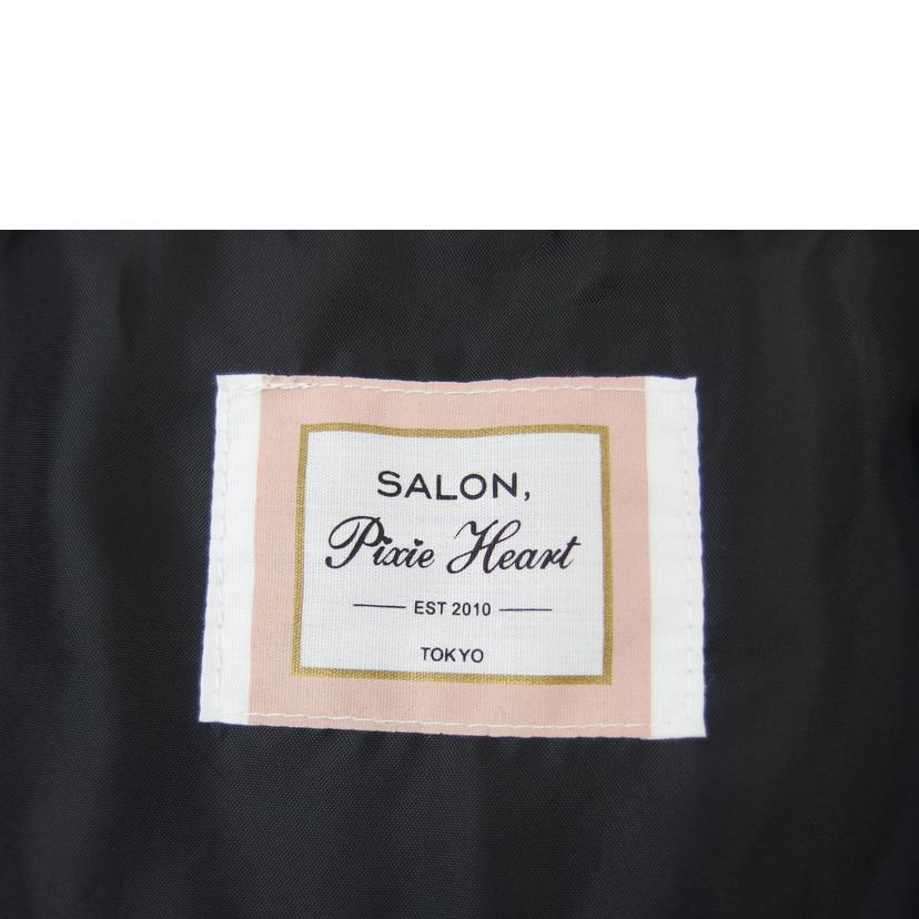 SALON/SALON フード付ダウンコート ブラック サイズS/19AQP-01//Aランク/83