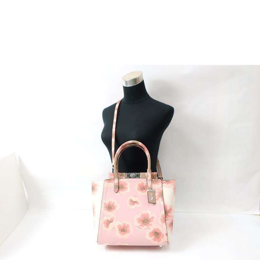 COACH コーチ/トループ トート ウィズ サクラ ブロッサム プリントトートバッグ 桜 春 2WAY/93969//Aランク/65