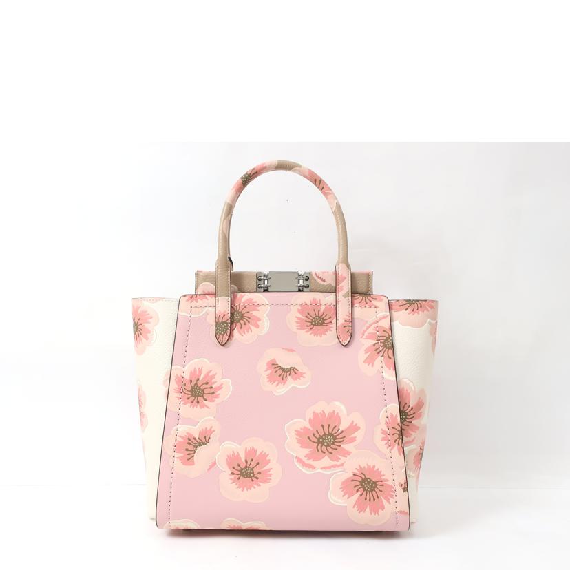 COACH コーチ/トループ トート ウィズ サクラ ブロッサム プリントトートバッグ 桜 春 2WAY/93969//Aランク/65