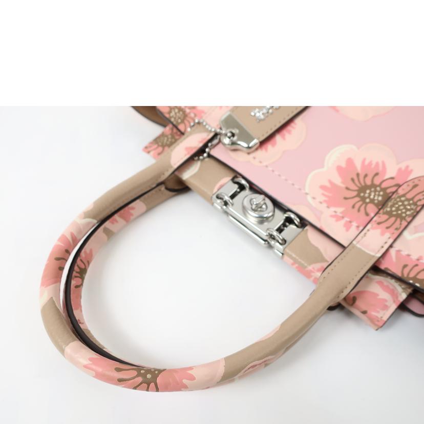 COACH コーチ/トループ トート ウィズ サクラ ブロッサム プリントトートバッグ 桜 春 2WAY/93969//Aランク/65