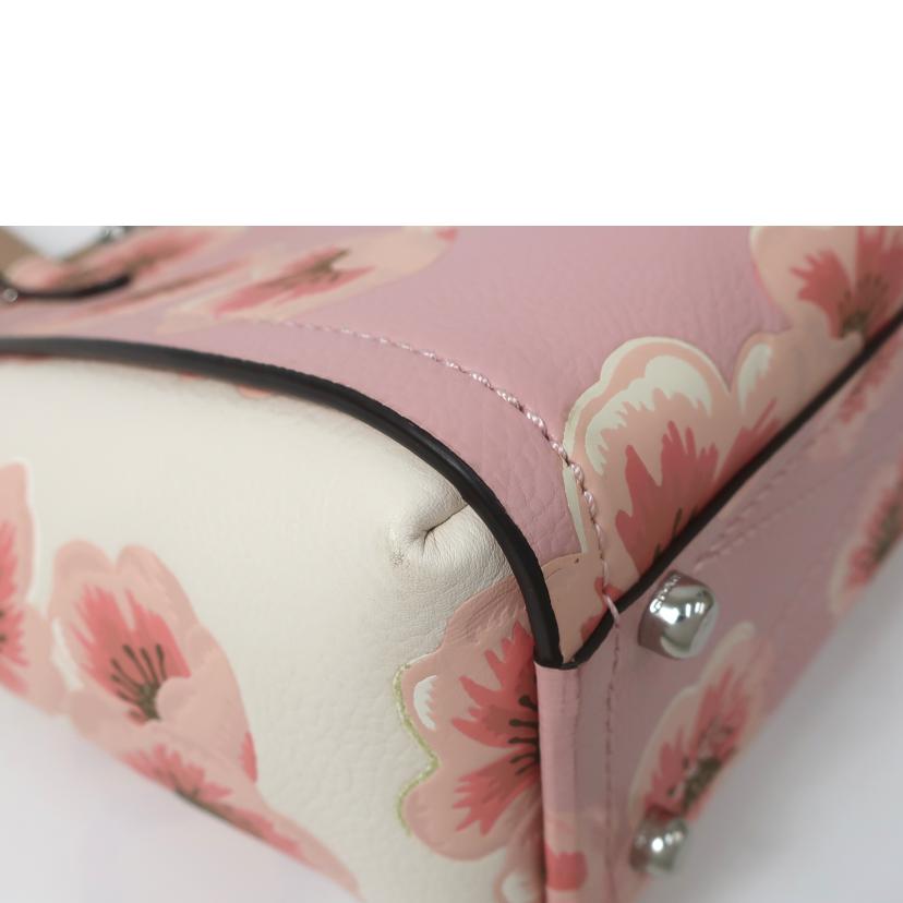 COACH コーチ/トループ トート ウィズ サクラ ブロッサム プリントトートバッグ 桜 春 2WAY/93969//Aランク/65