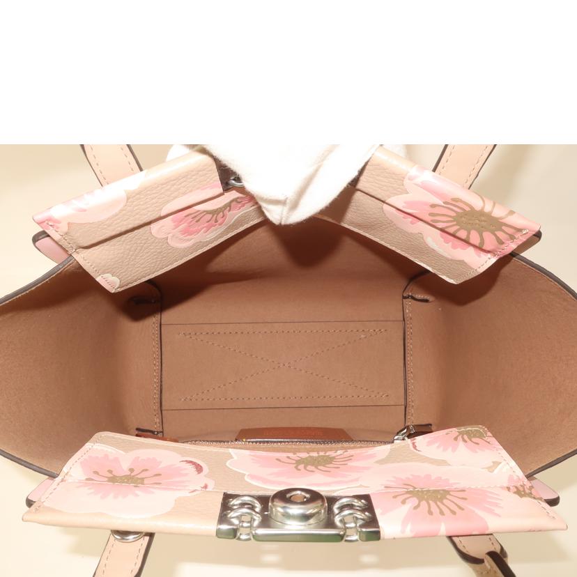 COACH コーチ/トループ トート ウィズ サクラ ブロッサム プリントトートバッグ 桜 春 2WAY/93969//Aランク/65