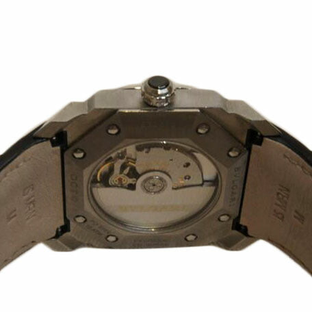 BVLGARI ブルガリ/オクトソロテンポデイト/クロコレザーベルト/BGO38S//PO3109/ABランク/92