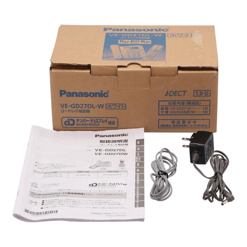 Panasonic パナソニック/電話機/VE-GD27DL//1FAFA032676/Bランク/81