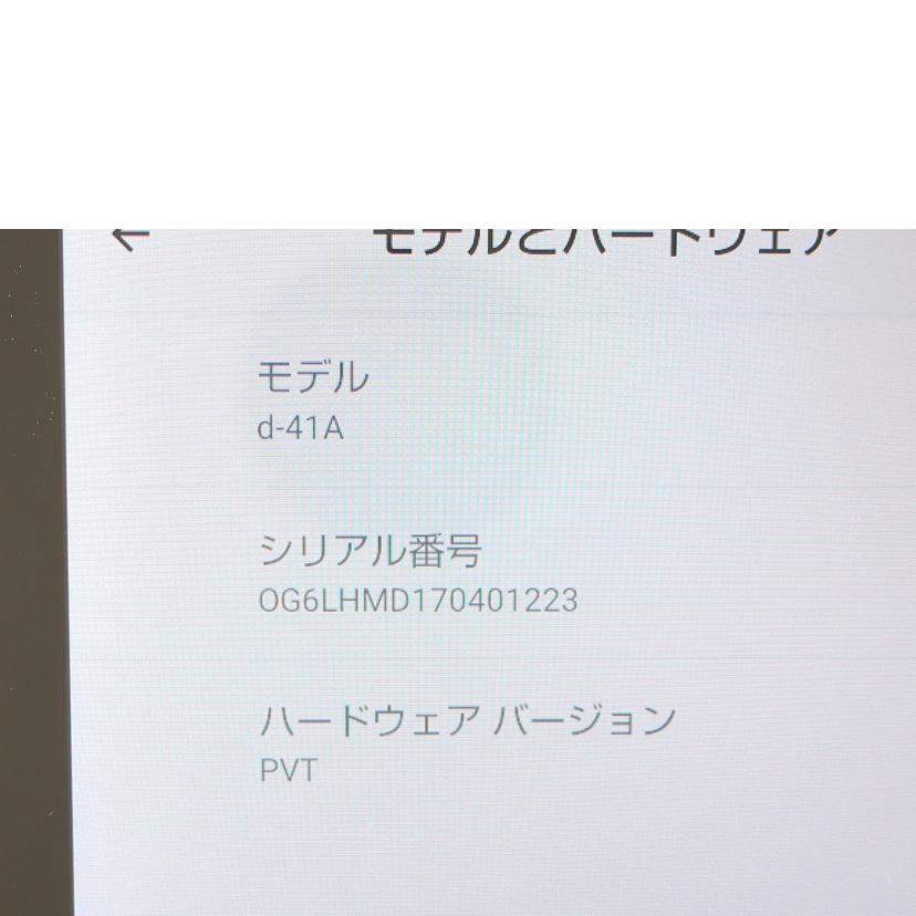 docomo ドコモ/タブレット d-Tab/d-41A//OG6LHMD170401223/Aランク/65
