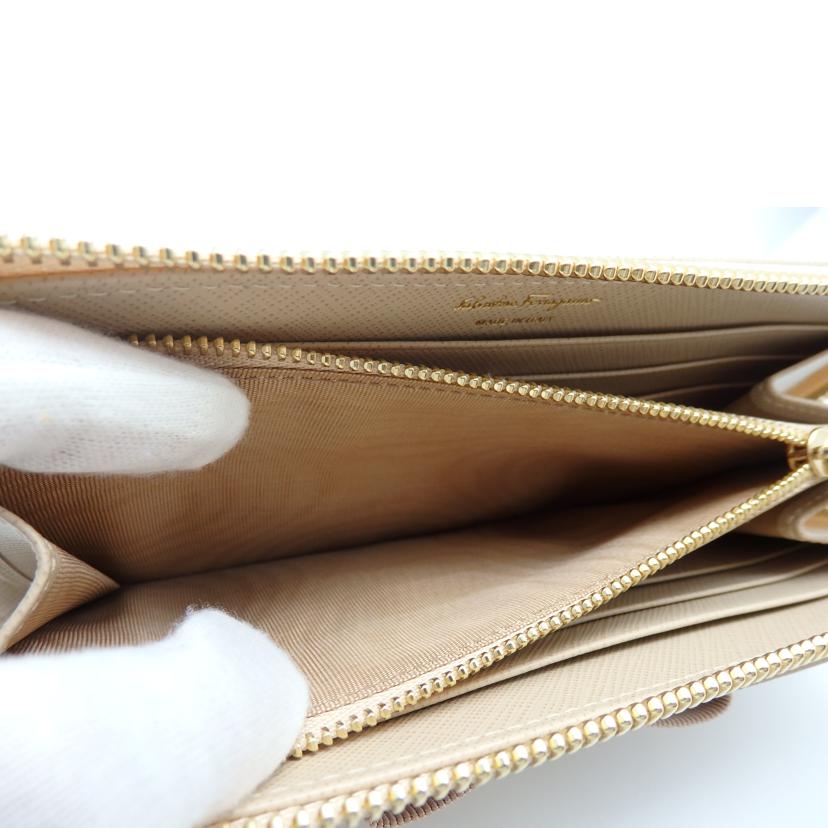 Ferragamo フェラガモ/L字ファスナー付長財布/22-C124//Sランク/93