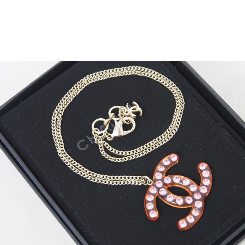 CHANEL シャネル/ココマーク/ラインストーン/ネックレス/D18//Bランク/78