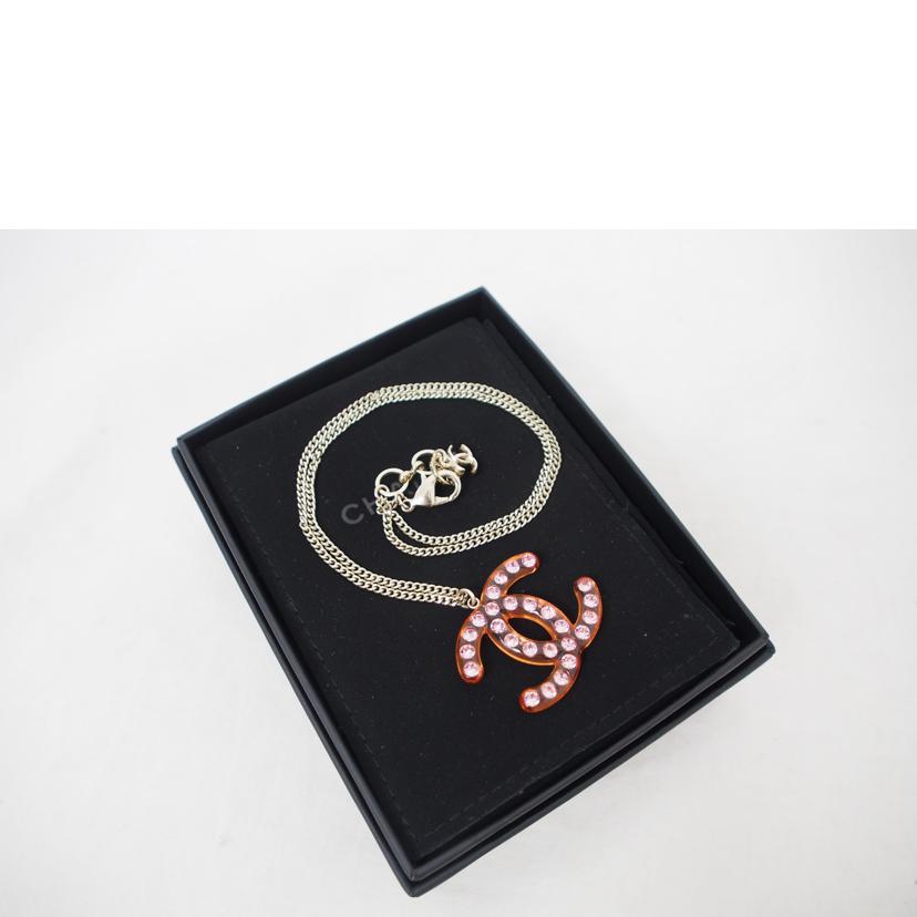 CHANEL シャネル/ココマーク/ラインストーン/ネックレス/D18//Bランク/78